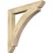 Ekena Millwork Thorton Slat Rough Sawn Bracket, Douglas Fir, 4"W x 32"D x 32"H BKT04X32X32THR06RDF - alternate 1